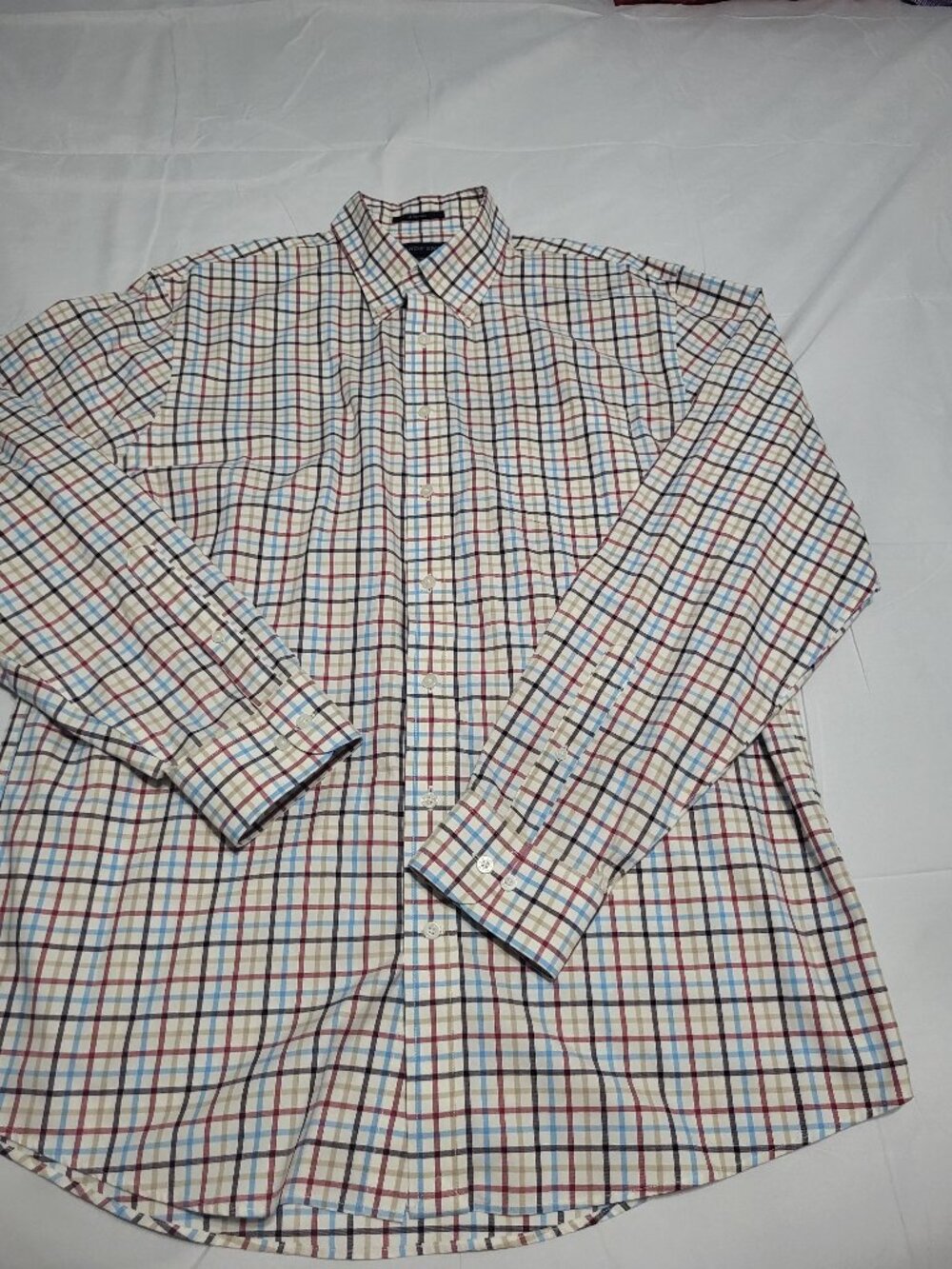 Lands’ End No Iron Twill Long Sleeve Shirt – Size Large Tall (LT)